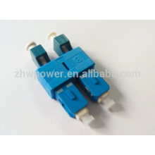 LC/UPC Female to SC/UPC Male Single-mode Duplex Plastic Fiber Adapter